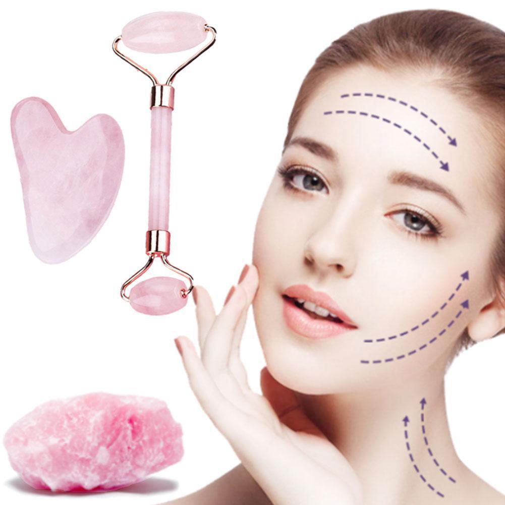 Resin Facial Roller & Gua Sha Set